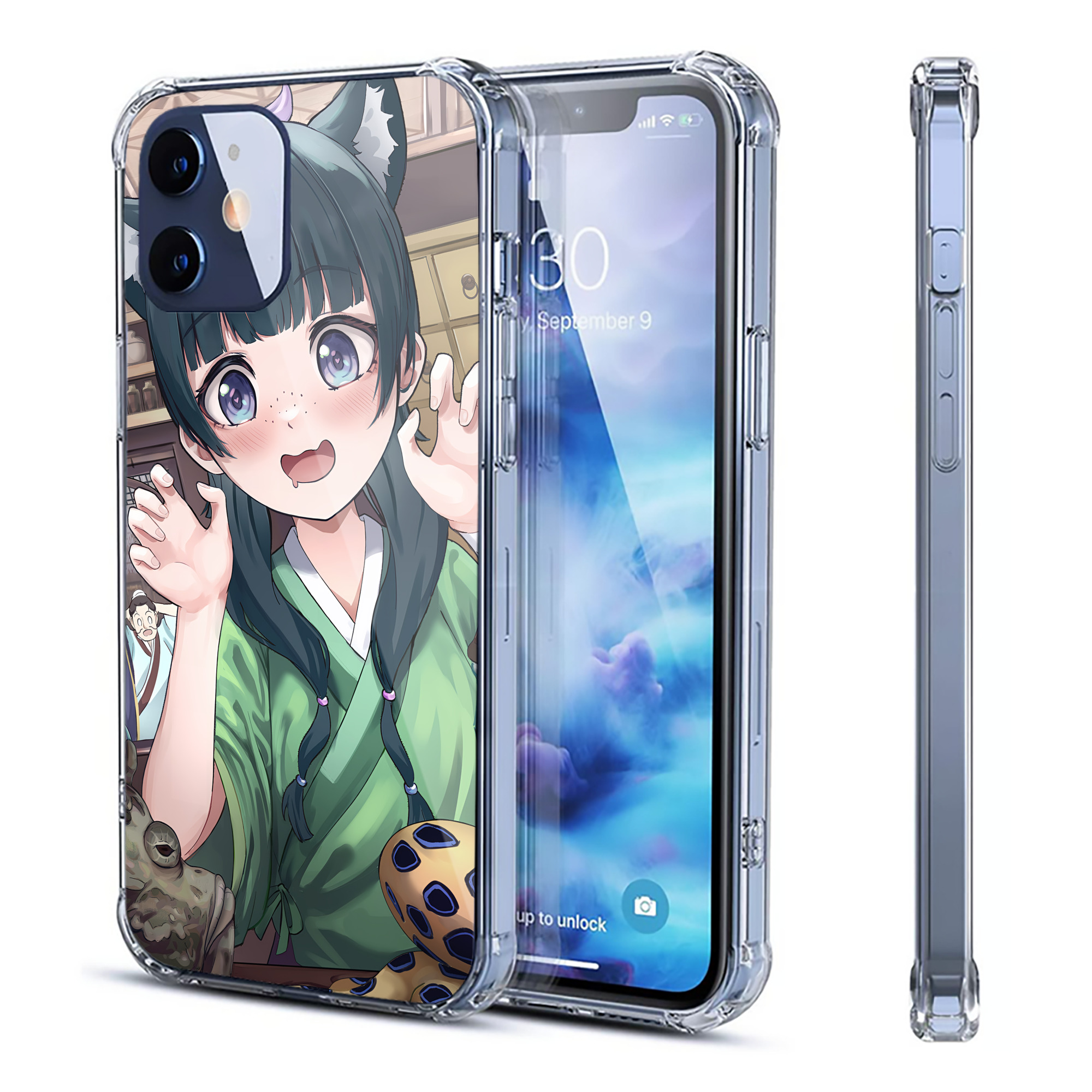 （画像用） 薬屋のひとりごと The Apothecary Diaries 【iPhone 12シリーズ対応】透明スマホケース（クリアソフトケース）